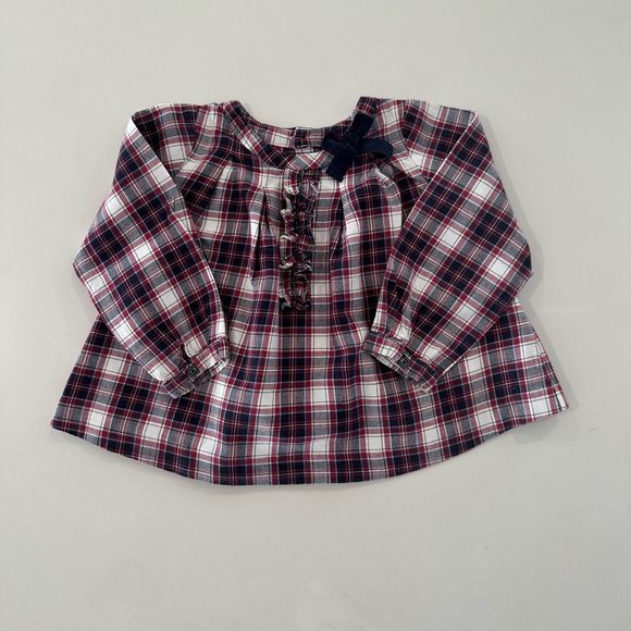 Jacadi | Shirts & Tops | Jacadi Baby Girl Tartan Blouse In Size 2 ...